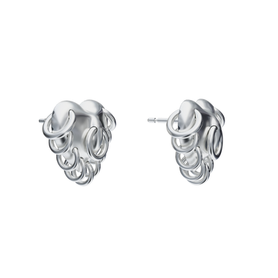 Pierced Heart Studs